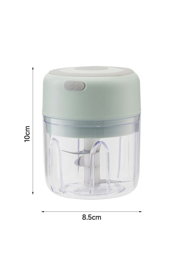 Living and Home 250ml Electric Wireless Kitchen Garlic Vegetable Chopper 30W Food Cutter Masher Crusher