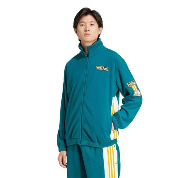 Adidas Mens Adibreak Polar Fleece Track Jacket - Teal - 
