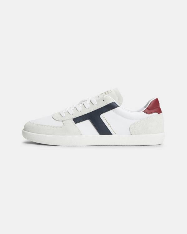 Tommy Hilfiger TH Tribeca Mix Mens Trainers - White