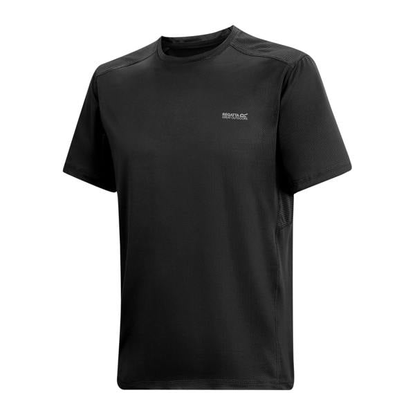 Regatta Mens Virda T-Shirt - Ash/Black - 