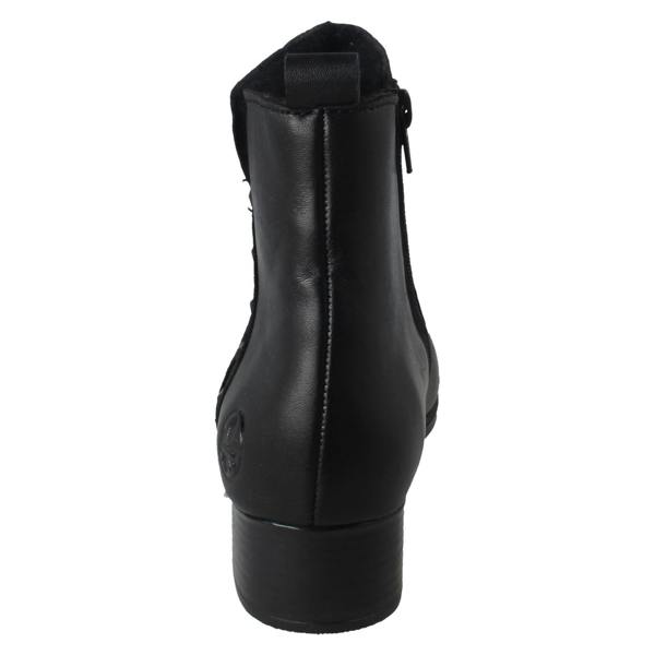 Rieker Ladies Zip Fastening Stud Detailed Ankle Boots 78657