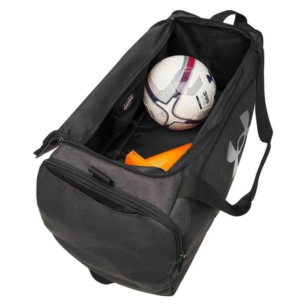 Under Armour Undeniable 5.0 Duffle Bag - Heather Grey/Black/Silver - 
