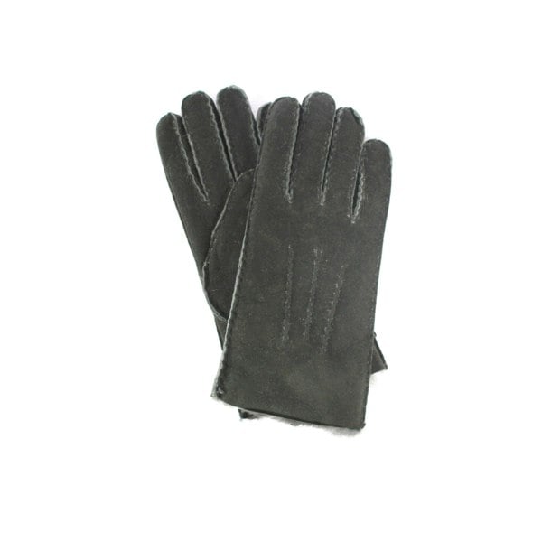 Eastern Counties Leather Womens LSG/SP Stitch Detail Sheepskin Gloves - Grey