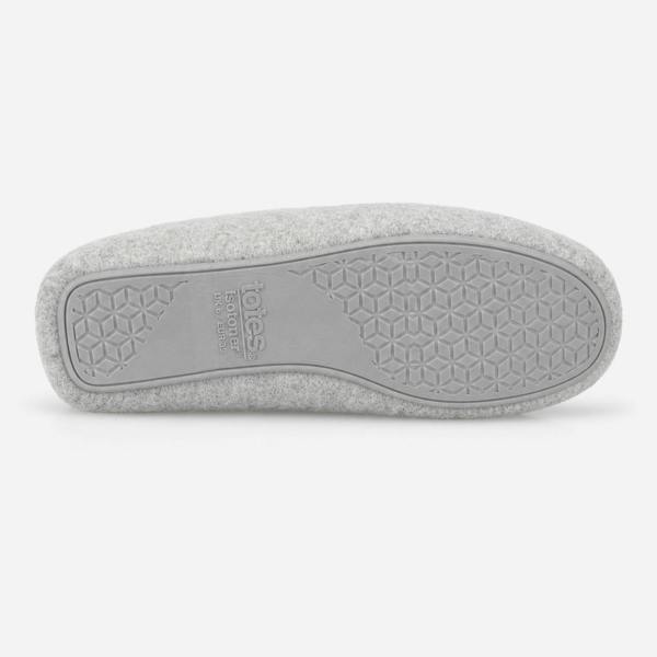 Totes BRUSHED MARL MOCCASIN Moccasins Moccasins   in  Grey