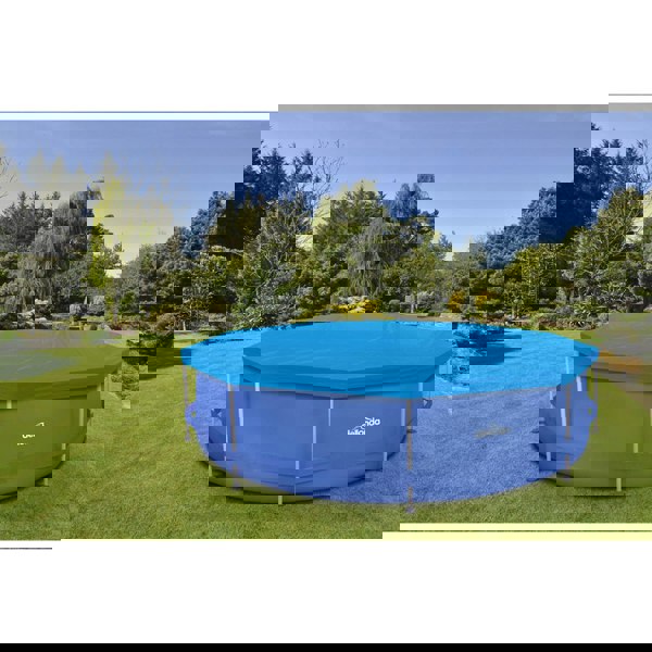 12ft Steel Frame Garden Swimming Pool Pump & Accessories Set - 76cm Deep Kids - LoopsDirect