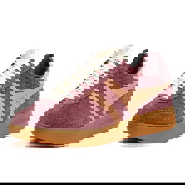 Gola Cyclone Suede Women's Windsor Wine/Terracotta/Candy Trainers