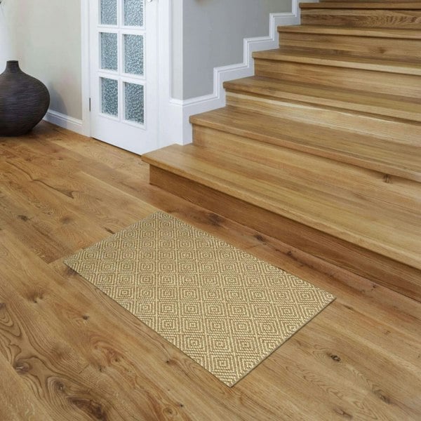 Diamond Design Washable Rug | Multi-Purpose | The Rugs