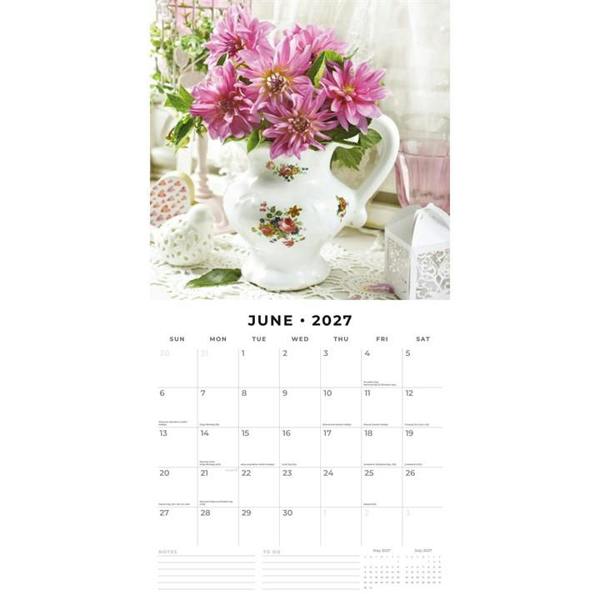 Shabby Chic Calendar 2027, Wall Calendars, Month To View, Lifestyle, Gift