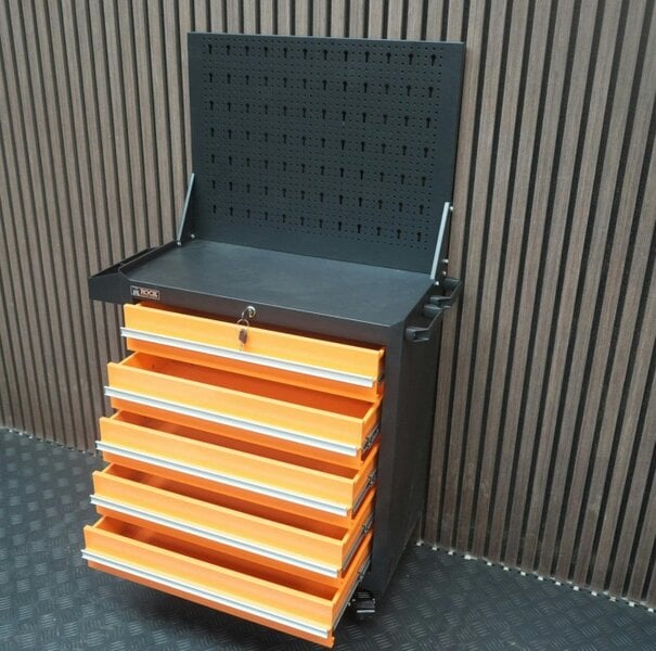 Rock Machinery Rock RT-083 24" Steel tool chest with 4 drawers and backboard