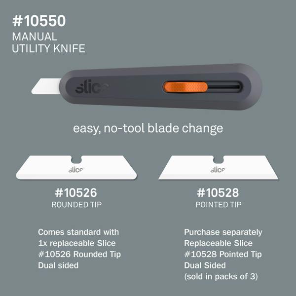 Slice Manual Utility Knife Compatible Blades - DaltonSafety
