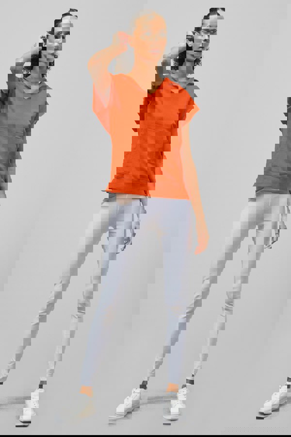 ENORSIA Sleeveless Raw Edge Hoodie