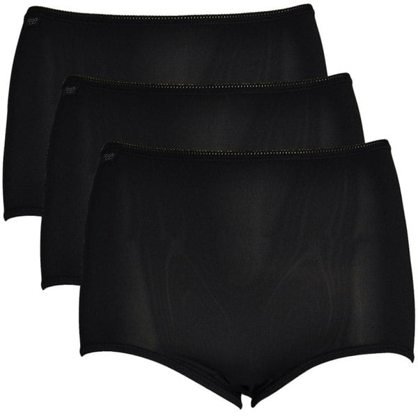 Sloggi 24/7 3-Pack Microfibre Maxi Briefs, Black