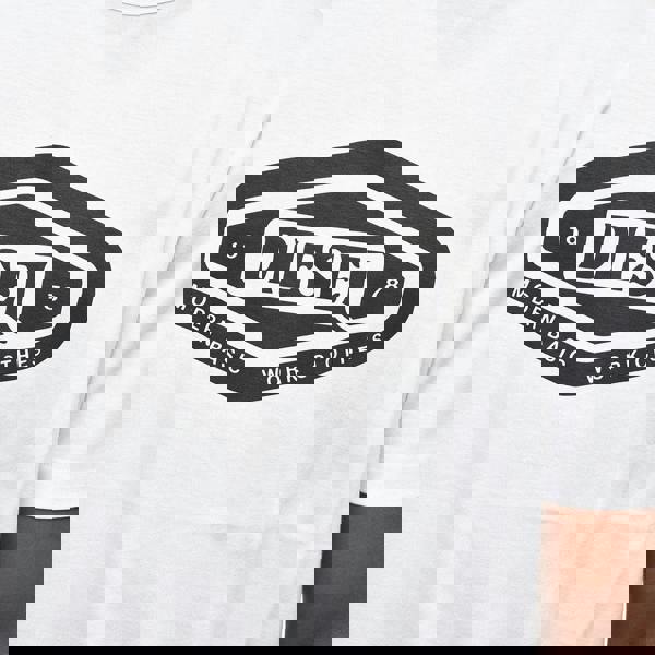 Diesel Modern Basic Logo White T-Shirt