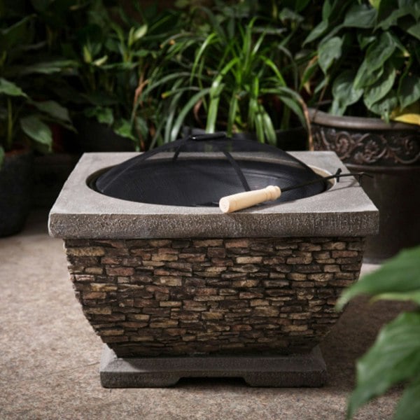 Callow Premium Wood Burning Stone Fire Pit