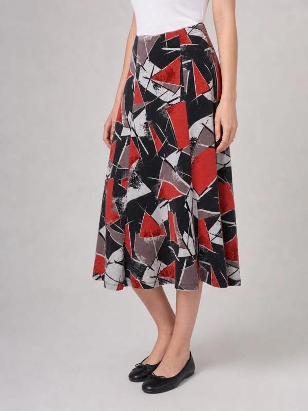 TIGI Arty Geometric 6 Panel  Skirt-regular