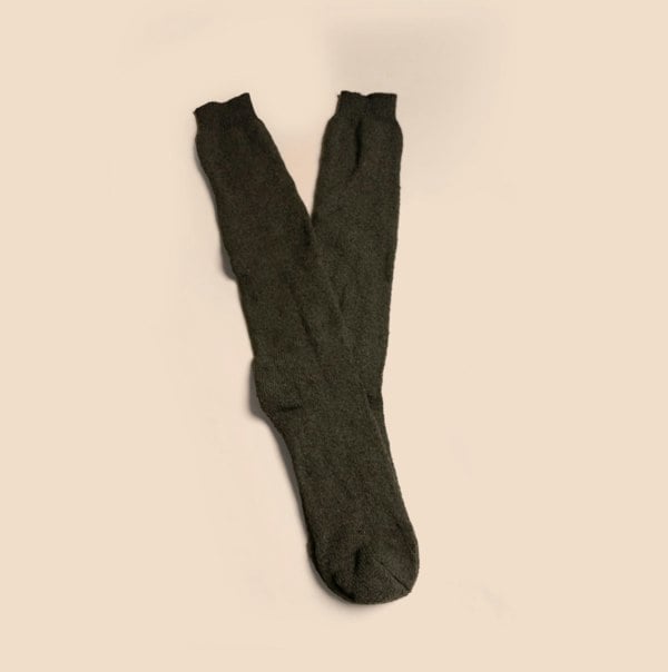 Mud Dogs 34SED013 Mens Wellington Boot Socks Olive Green