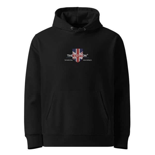 The Cotton London The Cotton Original Three Peaks Hoodie - Black