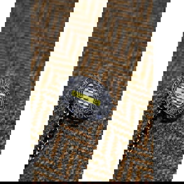 House Of Cavani Thomas - Men’s Brown 3 Piece Wool Blend Tweed Suit