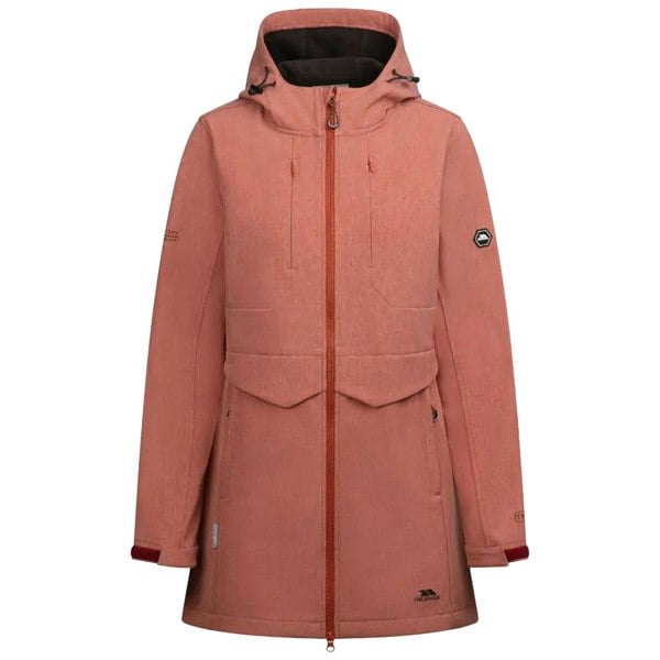 Trespass Womens/Ladies Aylmer Soft Shell Jacket - Burnt Sienna Marl