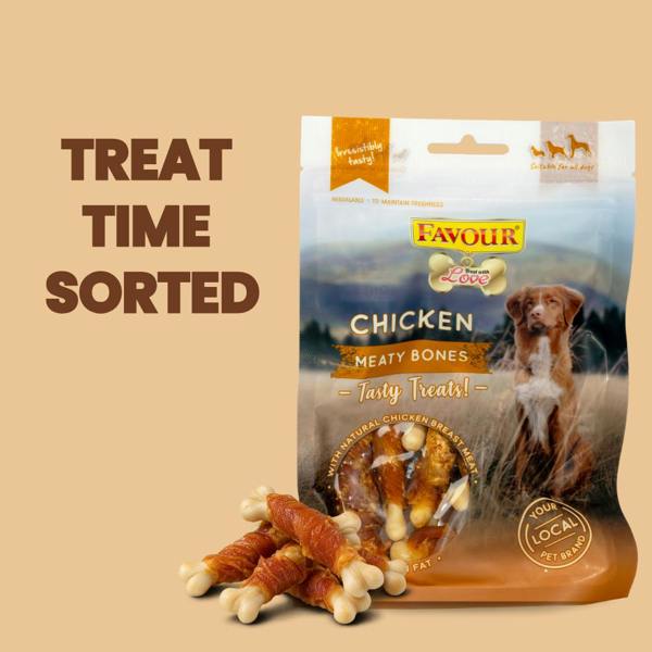 Favour Chicken Meaty Bones 100g