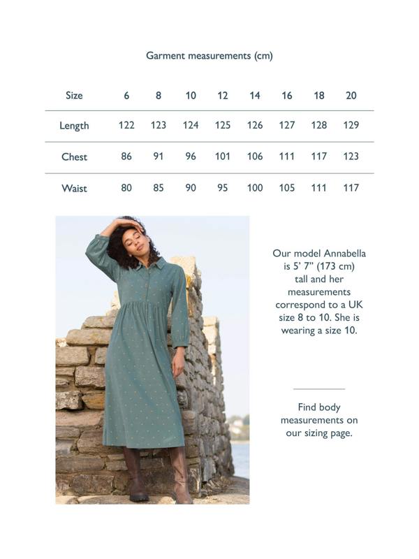 Kite Womens Organic Stargaze Lillington Cord Dress