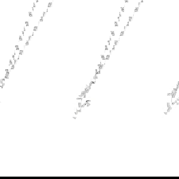 Say It With Dainty Winged Initial Charm Necklace - Sterling Silver