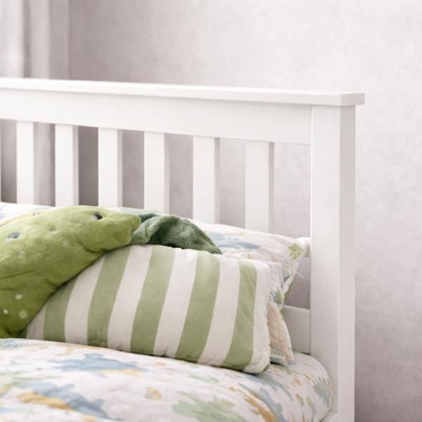 Bedmaster Rio White Wooden Bed Kids Bed