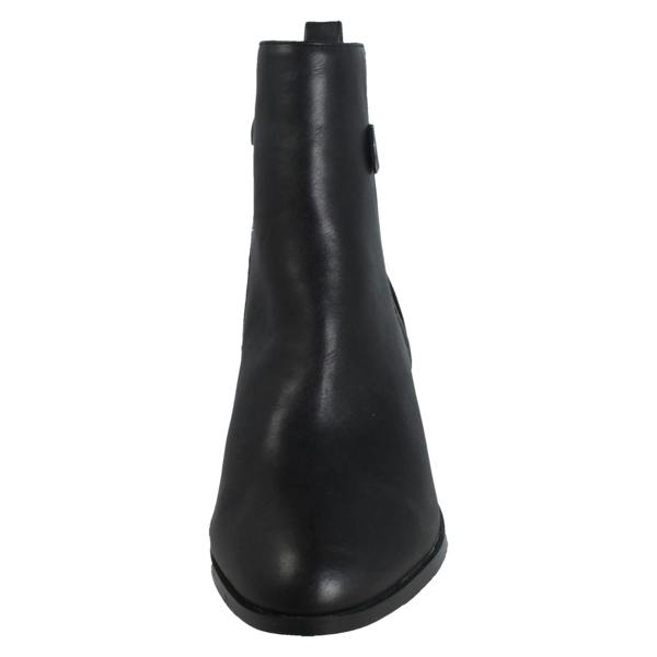 Spot On Ladies Spot On Wide Fit Zip Up Ankle Boots F51253