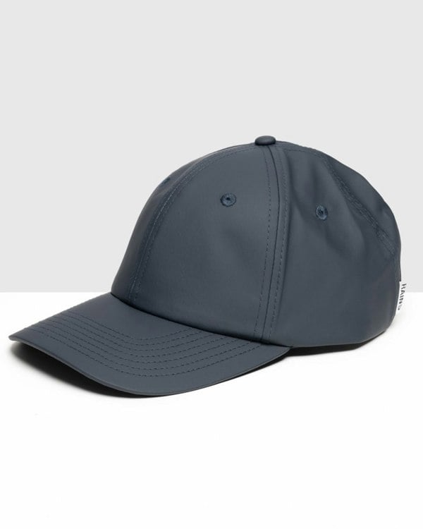 Rains Waterproof Six Panel Cap - 47 Navy - CHO - Designer Unisex Hats