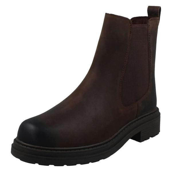 Clarks Ladies Clarks Chunky Sole Chelsea Boots Orinoco3 Top