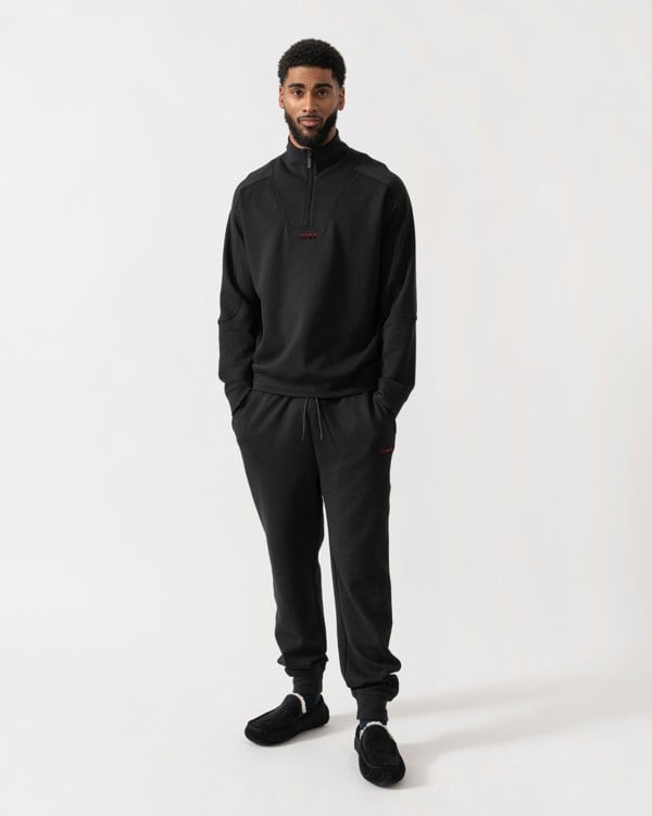 HUGO Atlas Half Zip Loungewear Top full length