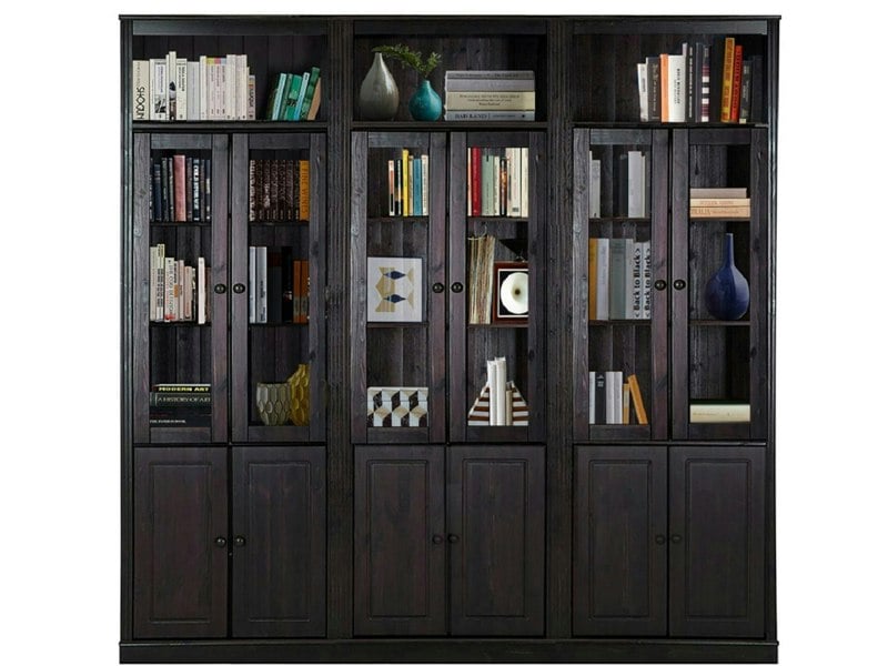 Dorel Home Anita Wall Unit L honey lacquer