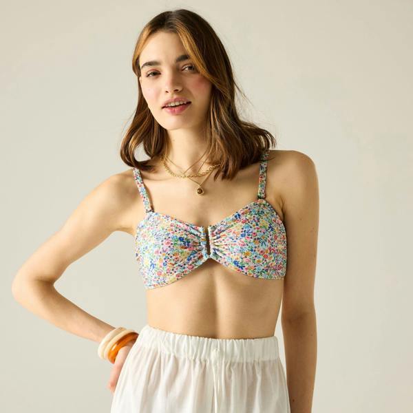 Regatta Womens/Ladies Cath Kidston Harmony Ditsy Bikini Top - Cream - 