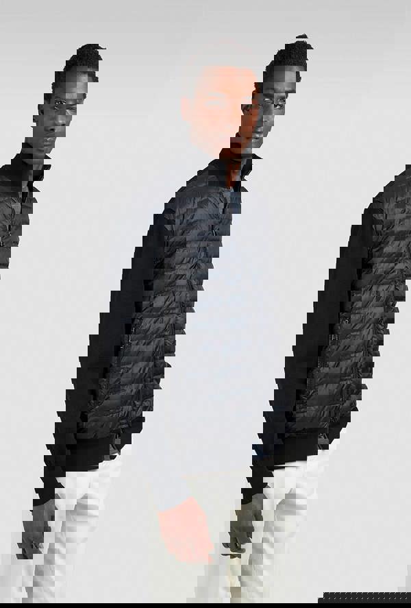 Paul & Shark Ultralight Hybrid Zip-Up Sweater in Tech Wool