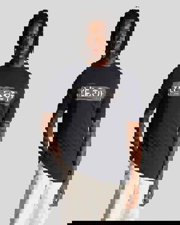 Lyle & Scott Vibrations Print Mens T-Shirt - Z271 Dark Navy