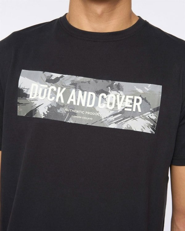 Duck and Cover Wayfirth T-Shirt - Black