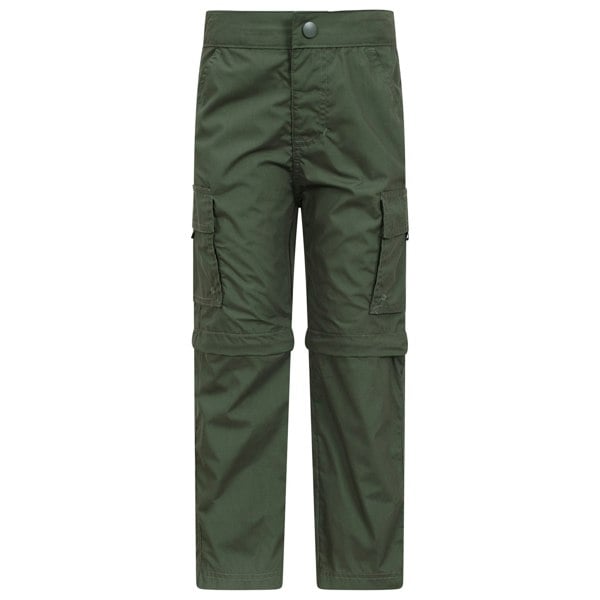 Mountain Warehouse Childrens/Kids Convertible Active Trousers - Khaki Green