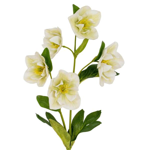 Hill Interiors Hellebore Artificial Flower - White - 