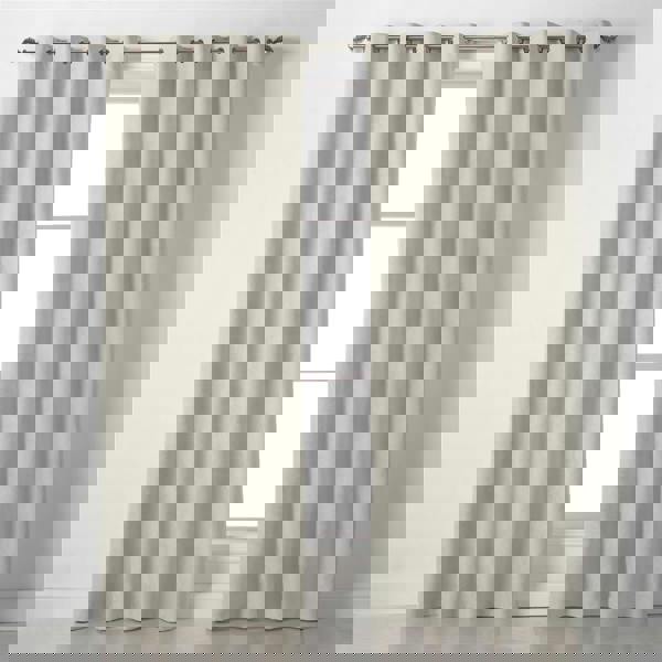 Luxury Living Velvet Chenille Ring Top Curtains