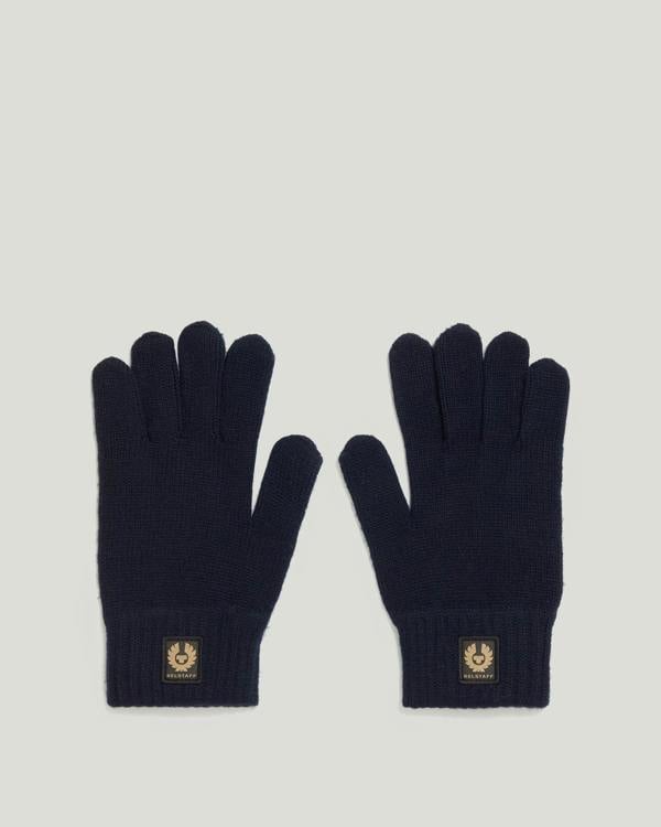Belstaff Watch Gloves - Dark Ink | CHO | Designer Mens Gloves