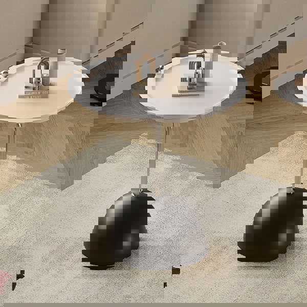 Felicia Side Table, Black Base-Rit Concept-Rit Concept