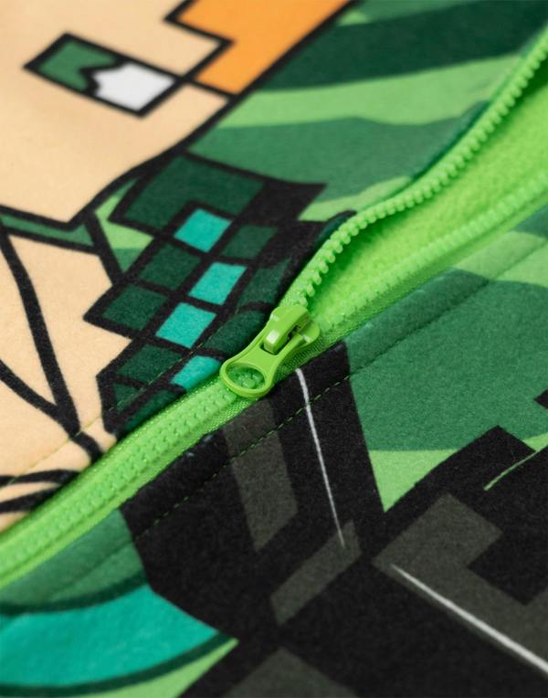 Minecraft Boys Green Creeper Onesie