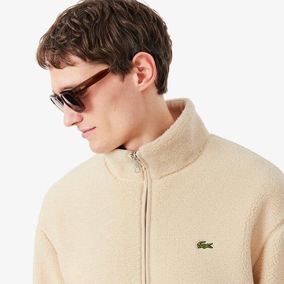 Lacoste BH8672 High Neck Sherpa Jacket