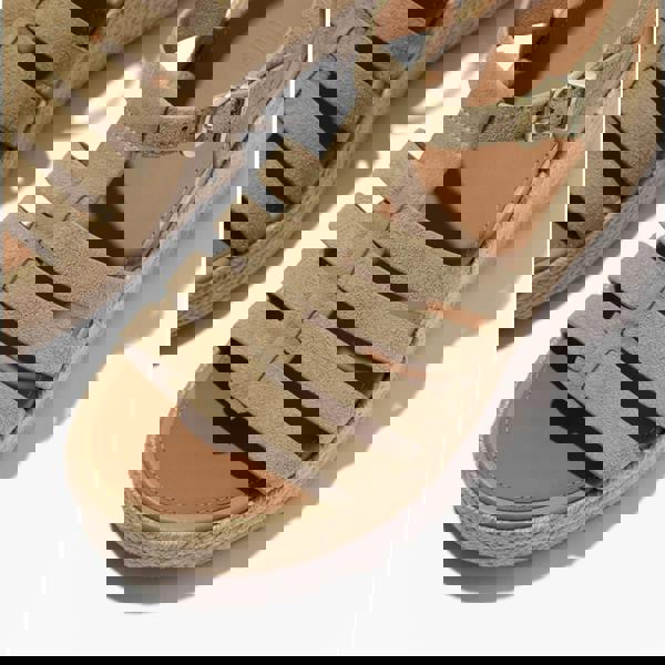 FitFlop FitFlop PLATFFORMS ESPADRILLES Womens Ankle Strap Sandals Cappuccino