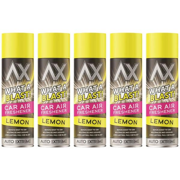 Auto Extreme 5X - What A Blast! Lemon Car Air Freshener Spray 500ml