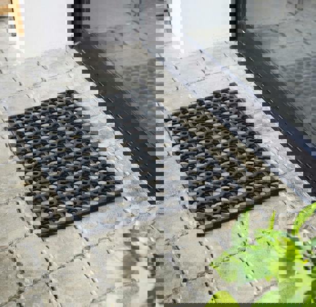 Nicoman Heavy Duty Non Slip Rubber Ring Entrance Doormat