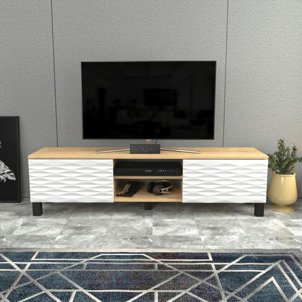 Decorotika Lukas Modern Tv Stand TV Cabinet for TV's up to 64"