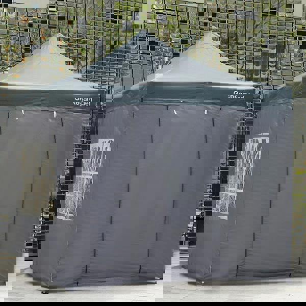 Gr8 Garden Commercial Grade Grey Pop Up Gazebo Waterproof Heavy Duty Market Stall Tent 3x3m