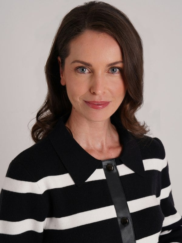 VIZ-A-VIZ Collared Stripe Cardigan