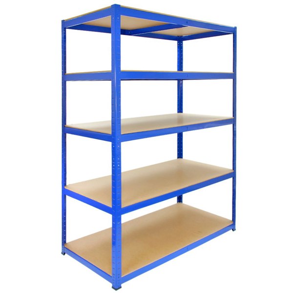 Monster Racking T-Rax Strong Storage Shelves - Blue (120cm W, 60cm D) Set of 3